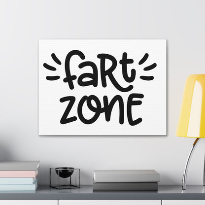 Fart Zone Canvas Horizontal Wraps w/o Frame