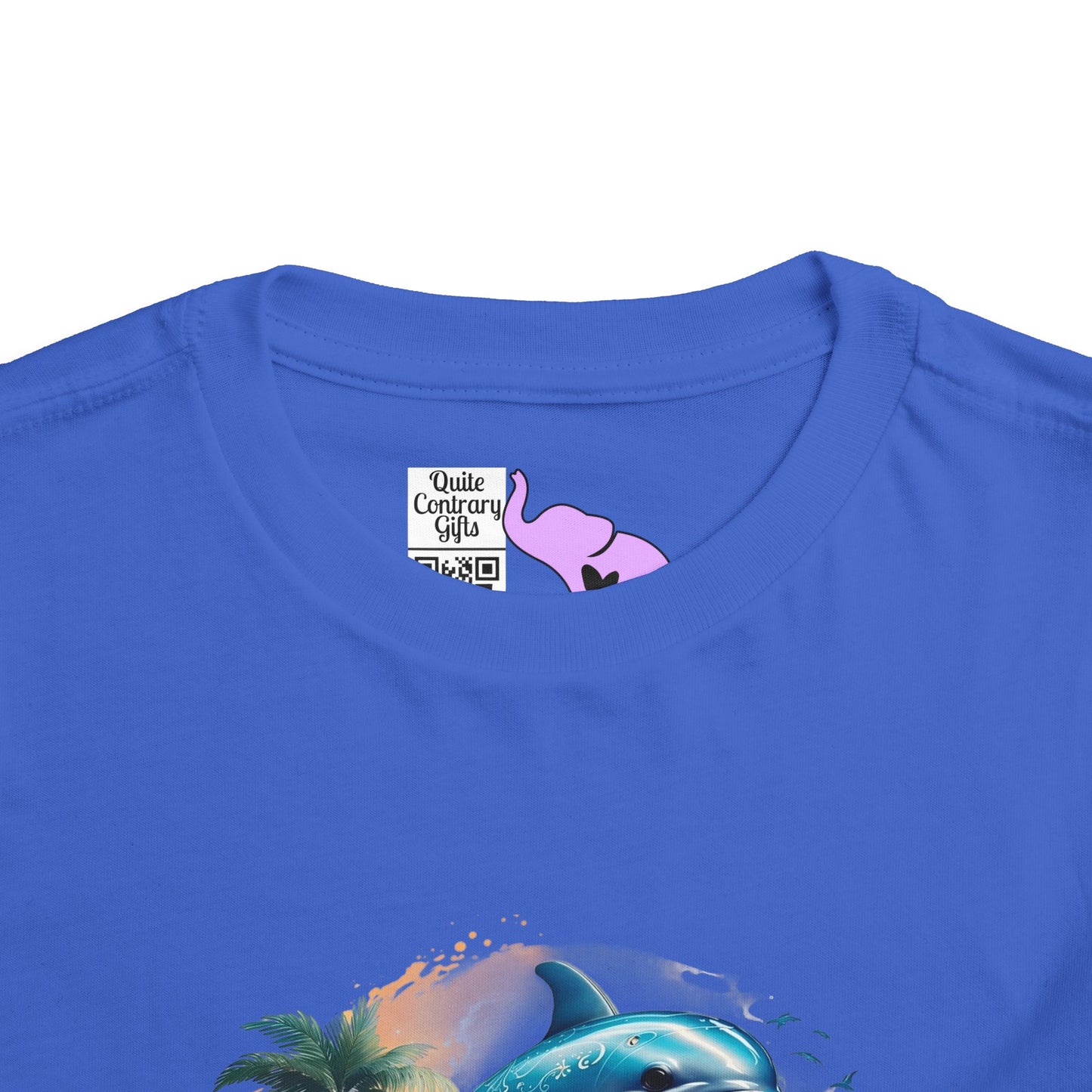 Tropical Dolphin Toddler Tee