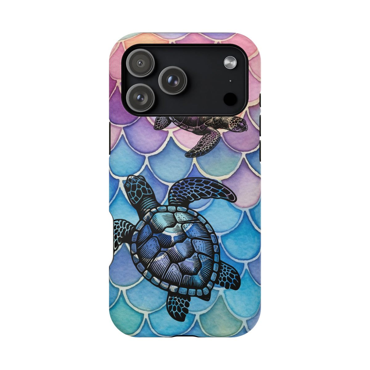 Sea Turtle Silhouette MagSafe® Compatible Tough Case for iPhone