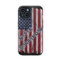 Never Surrender American Flag MagSafe® Compatible Tough Case for iPhone