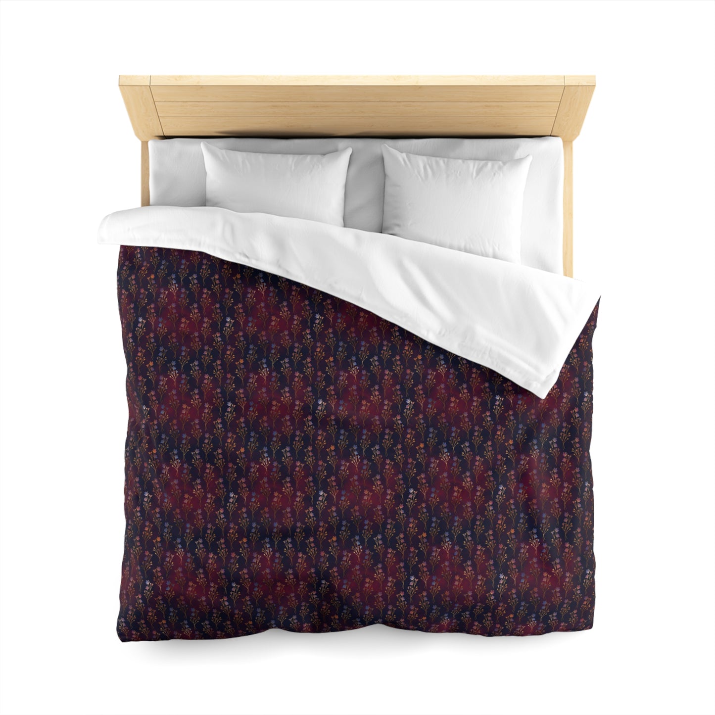 Golden Grove Midnight Microfiber Duvet Cover