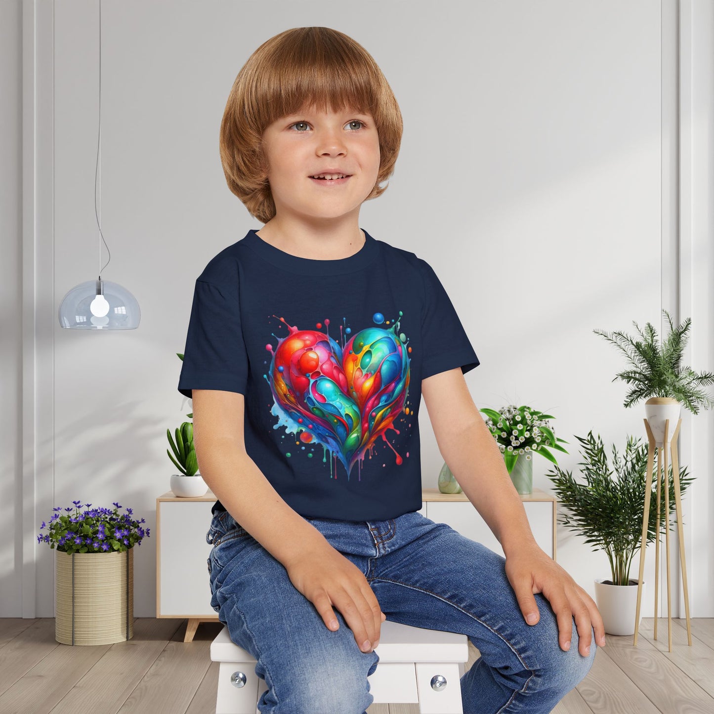 Love in Full Color Heavy Cotton™ Toddler T-shirt