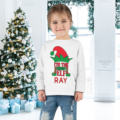 I'm The Hungry Elf Toddler Long Sleeve Tee