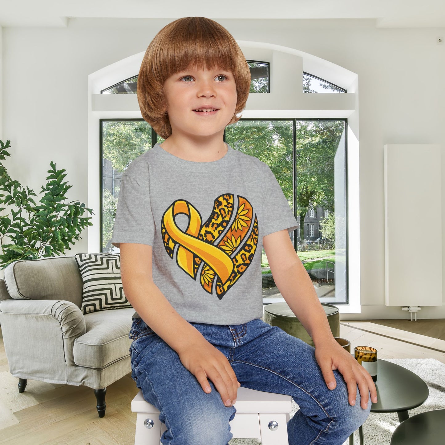 Little Warriors Heart Heavy Cotton™ Toddler T-shirt