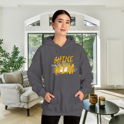 Shine For Him Heavy Blend™ Hooded Sweatshirt
