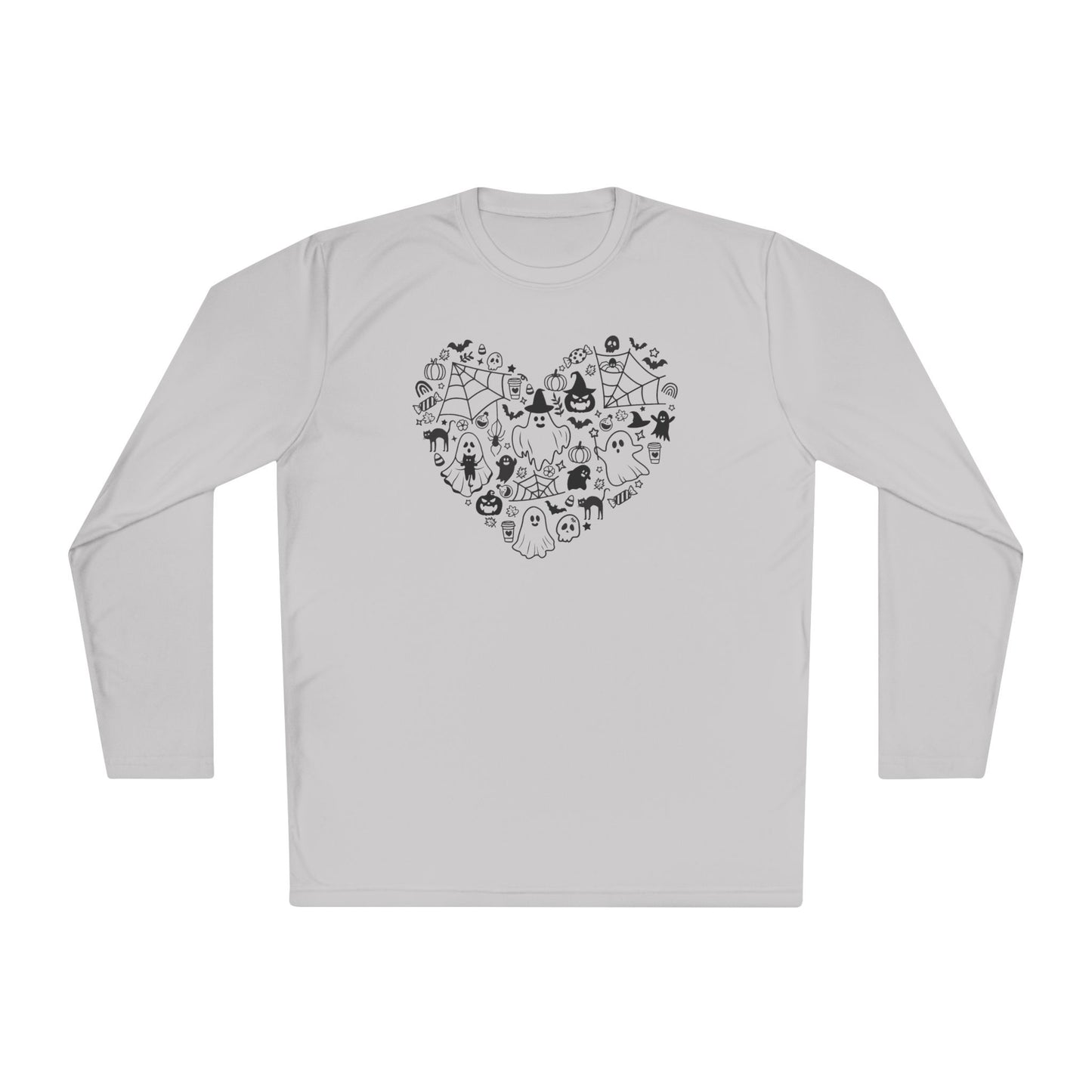 Halloween Love Adult Long Sleeve Tee