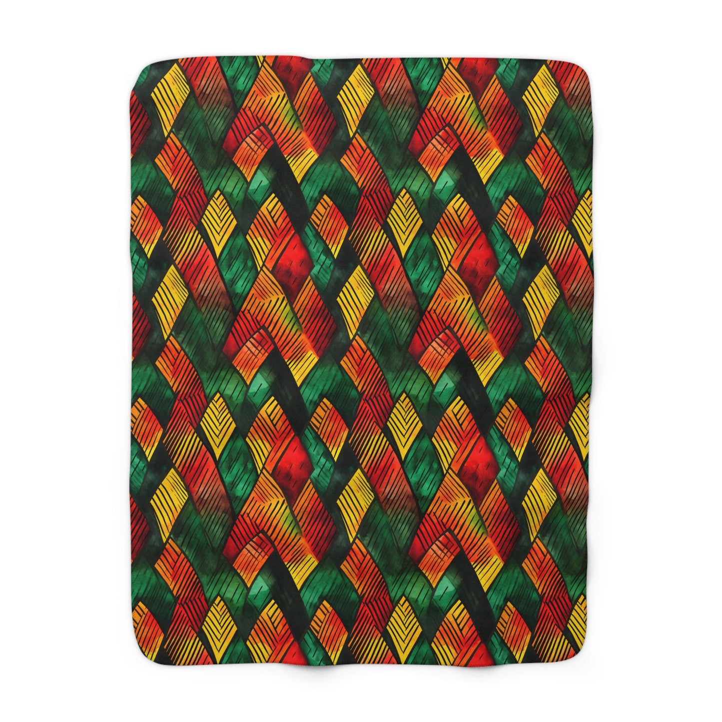 Joyful Vibes Sherpa Fleece Blanket