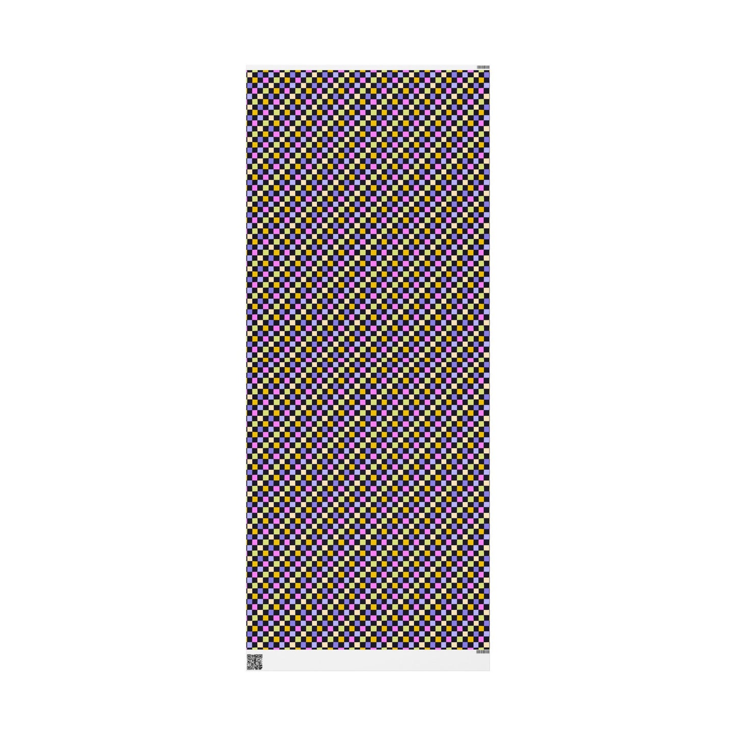 Joyful Checkerboard Gift Wrap