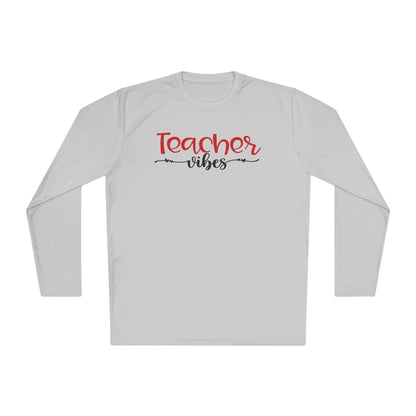 Teacher Vibes Adult Long Sleeve Tee