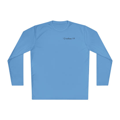 ""Try Jesus Not Me 1 Corinthians 15:10 Adult Long Sleeve Tee