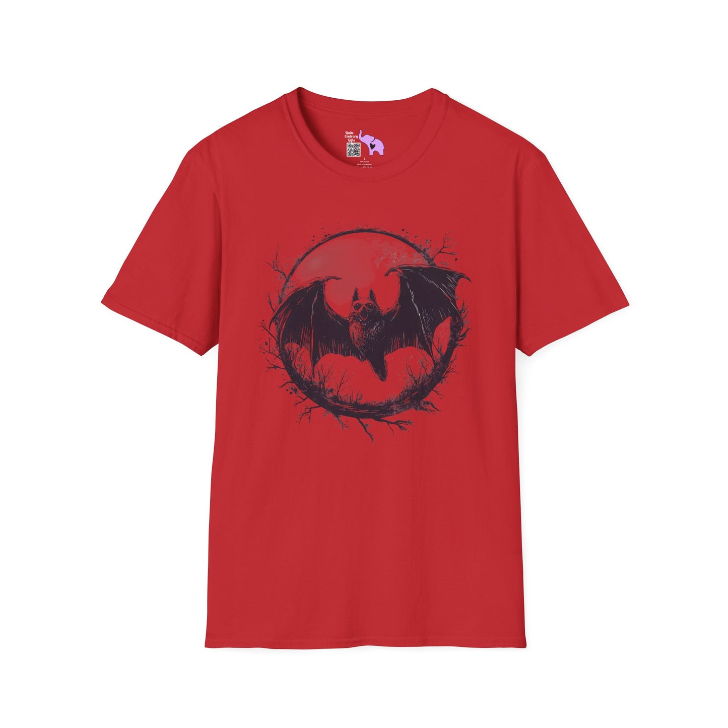 Spooky Bat Adult T-shirt