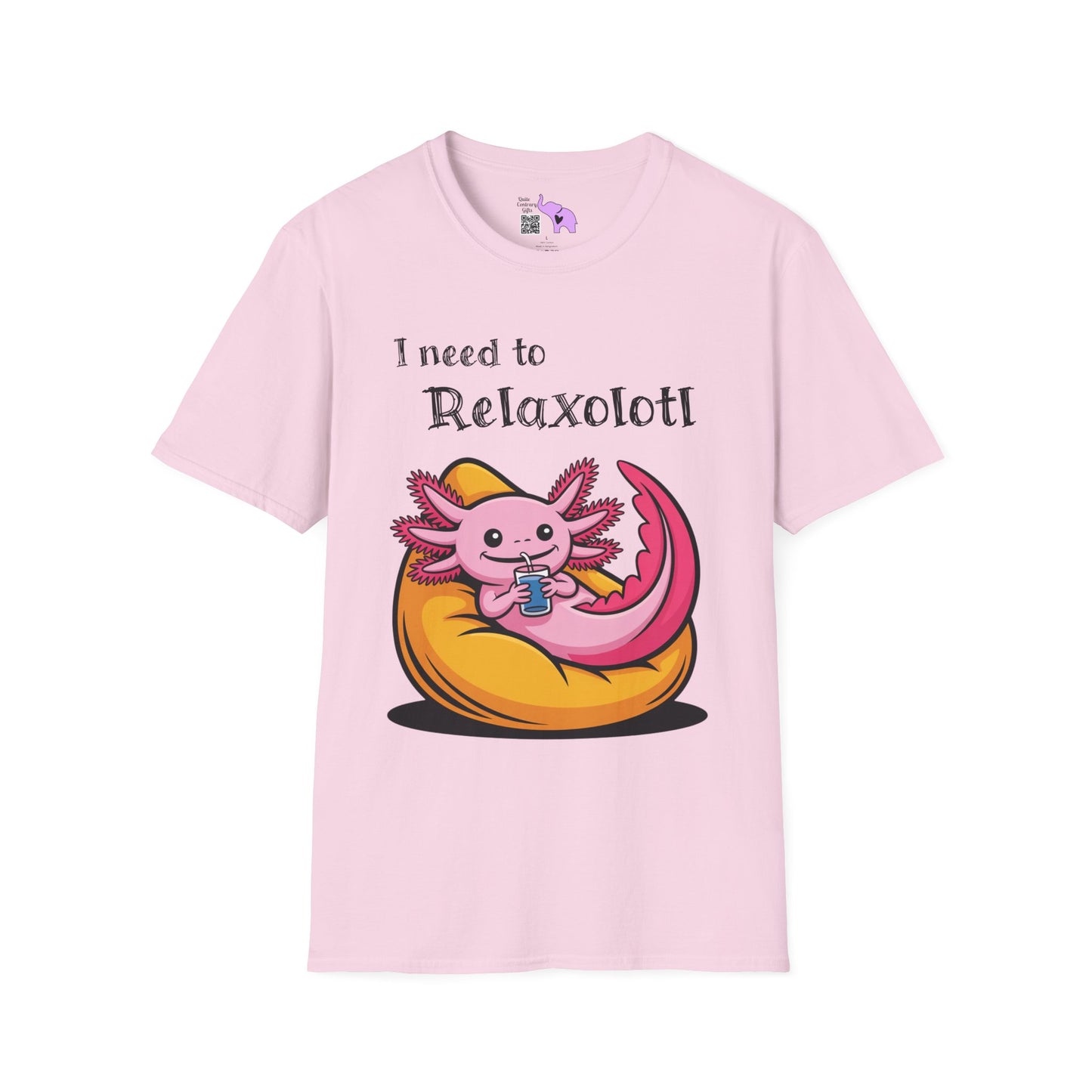 I Need to Relaxolotl Adult T-shirt