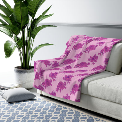 Bubblegum Bloom Peonies Basic Bedding Set