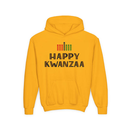 Happy Kwanzaa (Kinara) Youth Hoodie