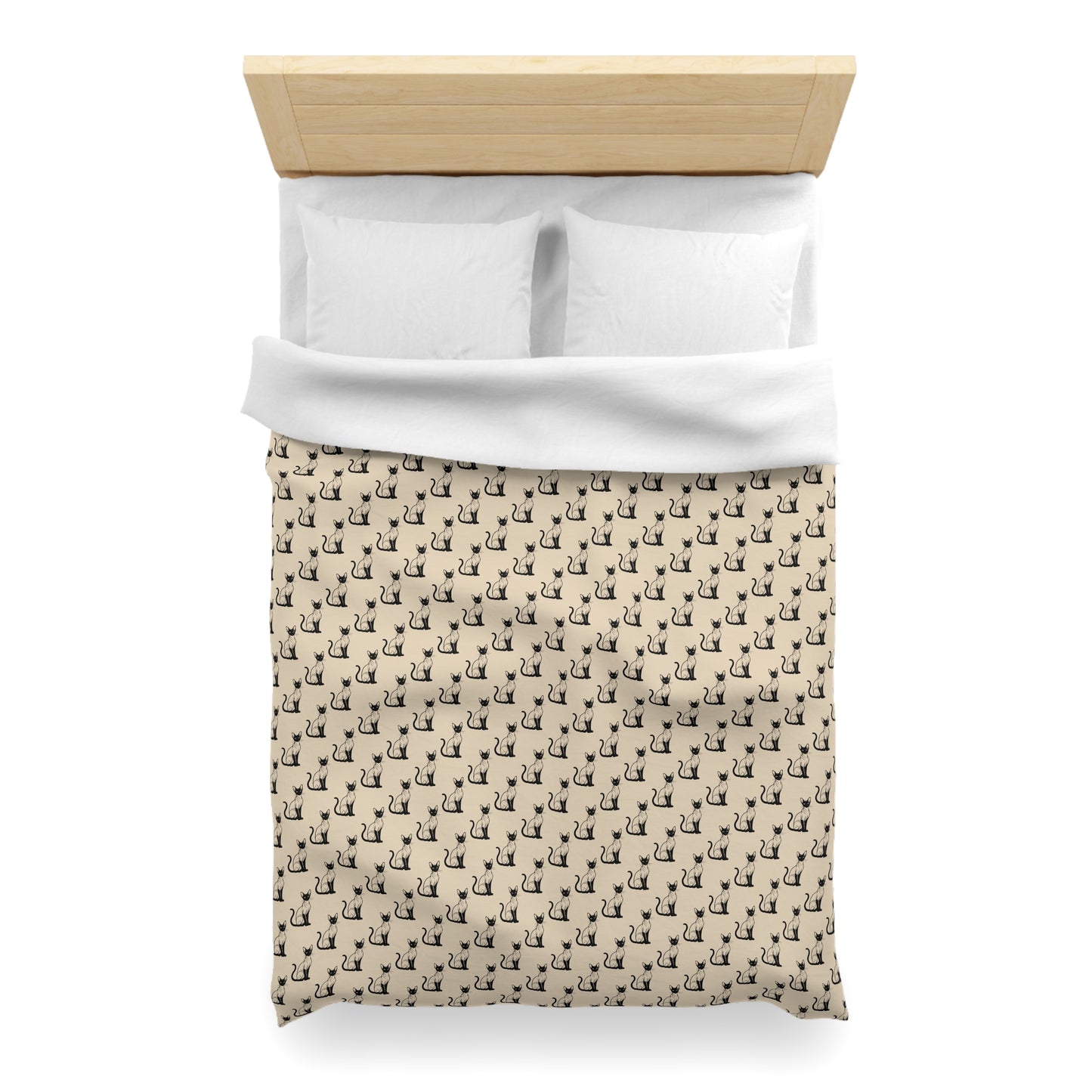 Siamese Charm – Sandy Dune Microfiber Duvet Cover