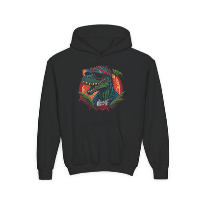 Cool Dinosaur Youth Hoodie