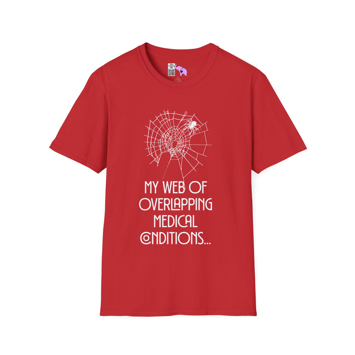 My Web of Overlapping Medical Conditions Adult T-shirt