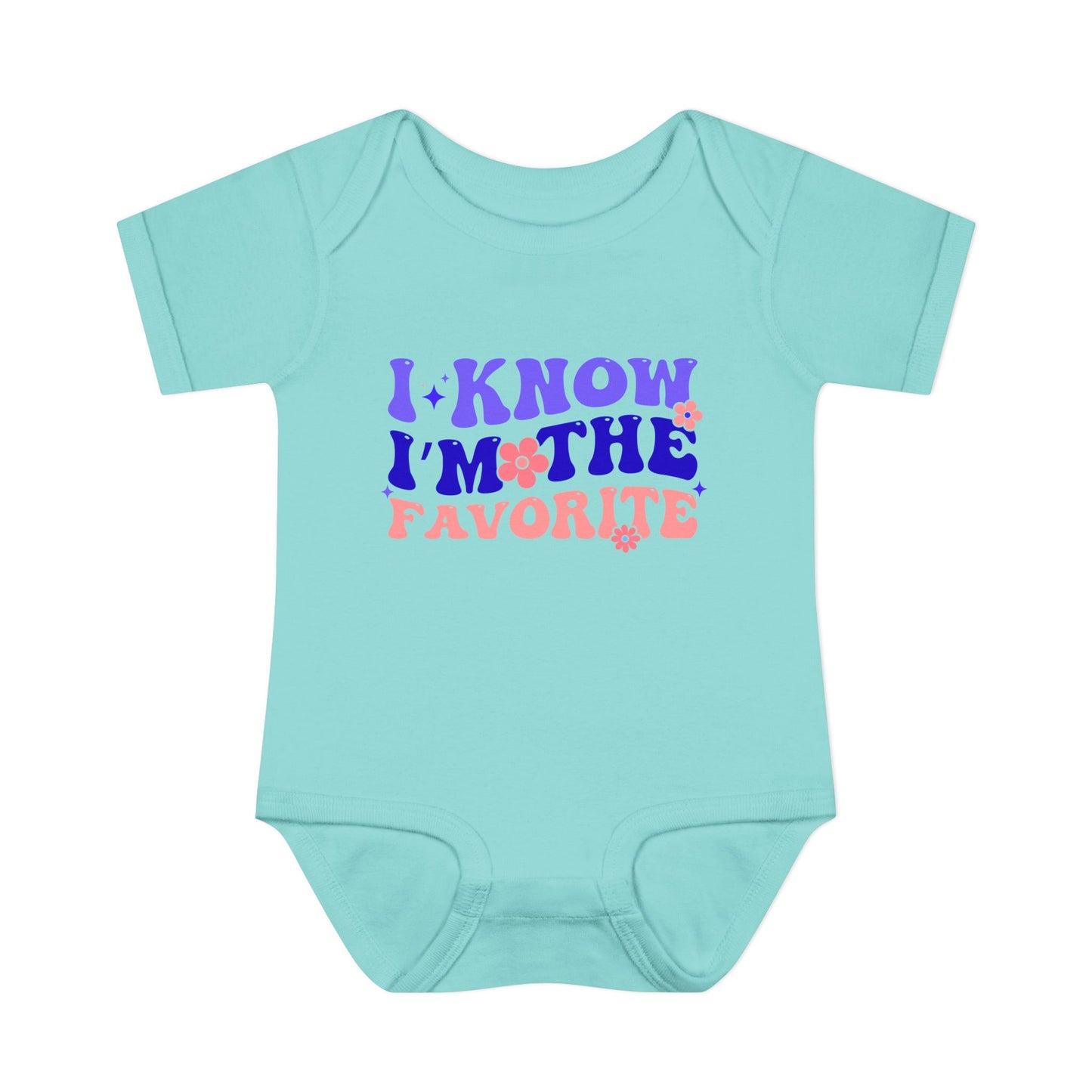 I Know I'm The Favorite Infant Baby Rib Bodysuit