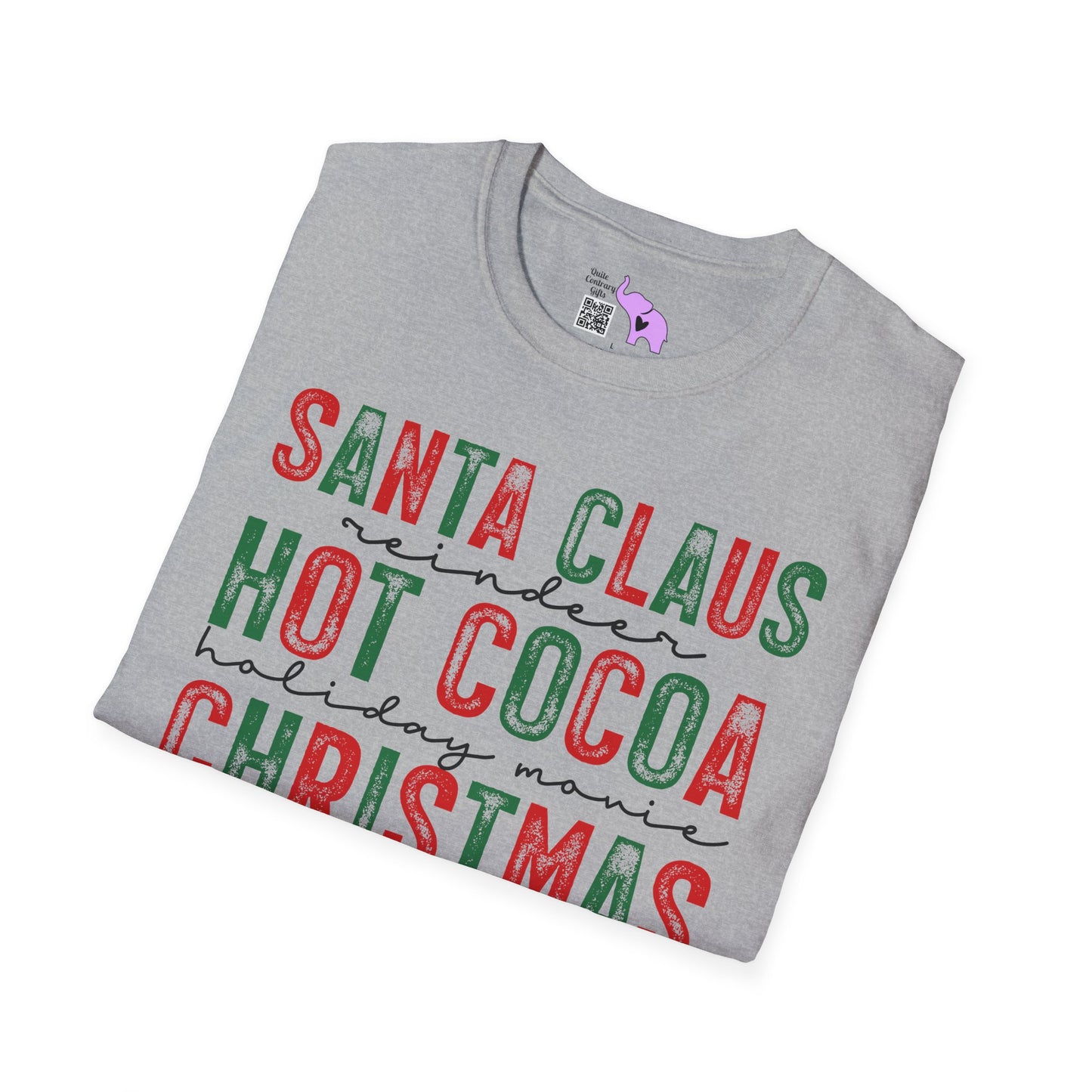 Santa Claus Hot Cocoa Chriatmas Adult T-shirt