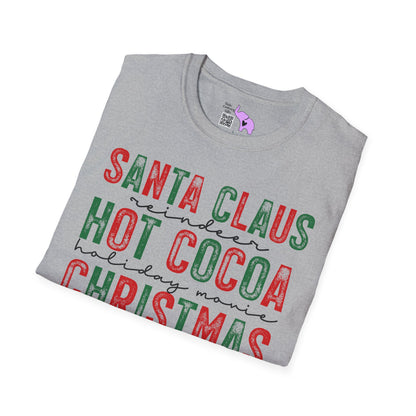 Santa Claus Hot Cocoa Chriatmas Adult T-shirt