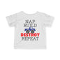 Nap Build Destroy Repeat Infant Soft T-Shirt