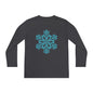 Large Snowflake Youth Long Sleeve Tee