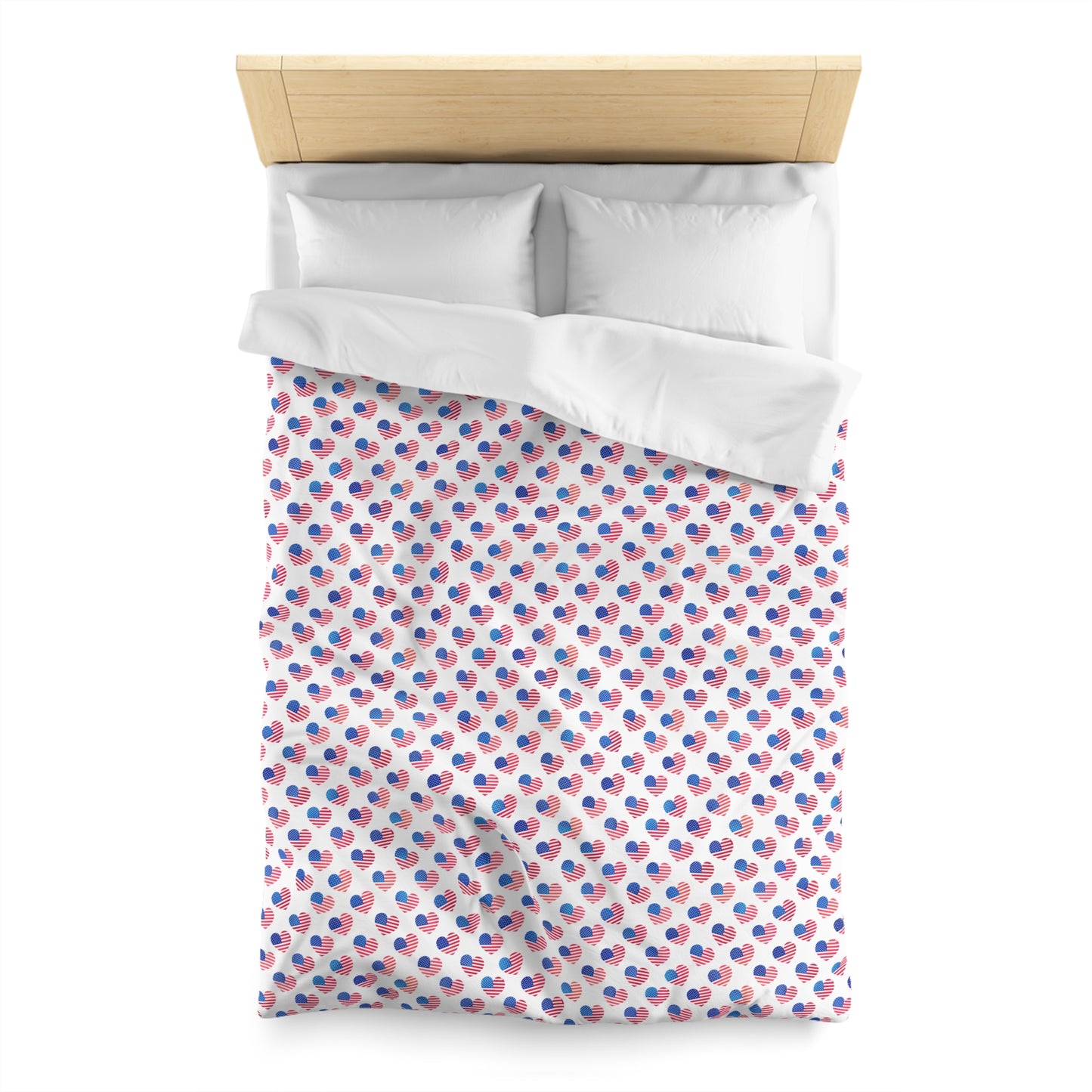 Hearts of Freedom Microfiber Duvet Cover