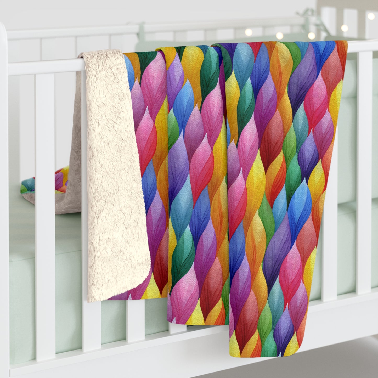 Vivid Vortex Fleece Blanket