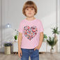 Floral Heart Heavy Cotton™ Toddler T-shirt