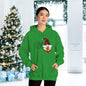 Deck the Halls Plaid Gnome Adult Heavy Blend™ Hoodie