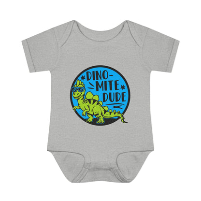 Dino-Mite Dude Baby Rib Bodysuit