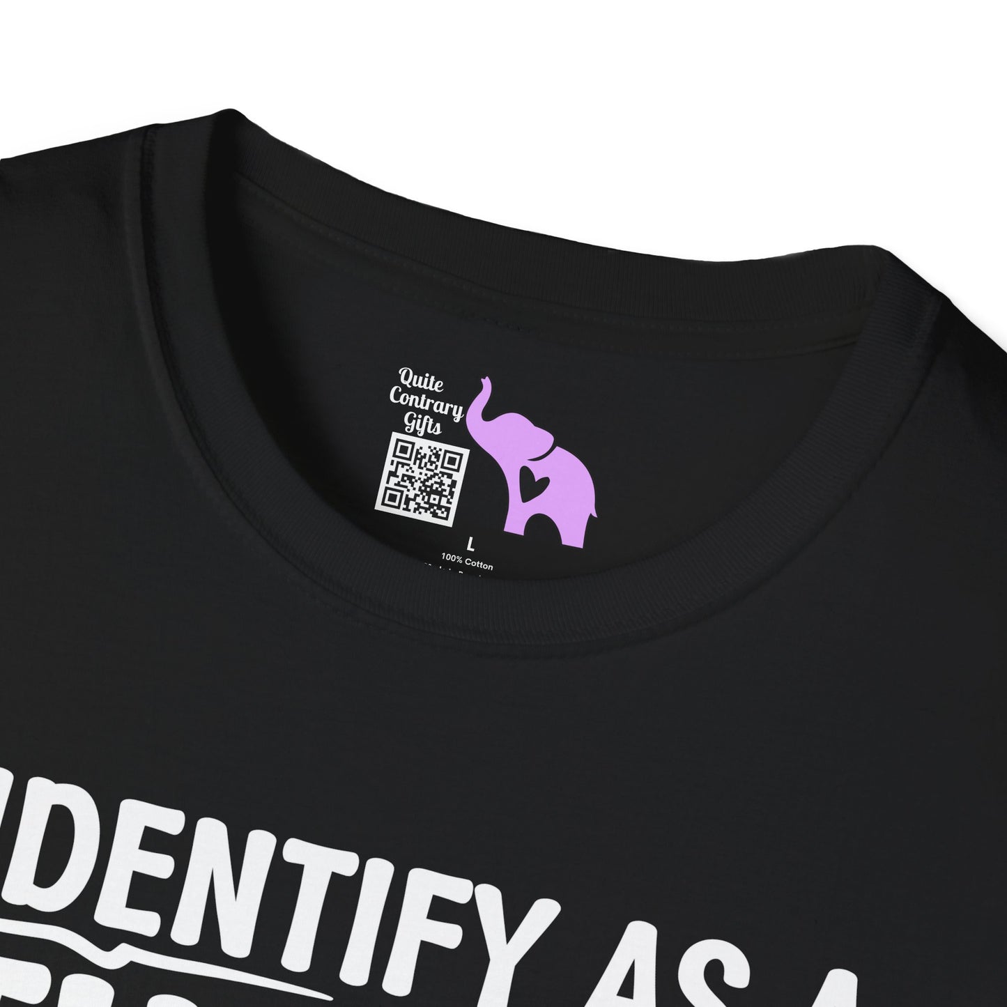 I Identify As A Threat; My Prounouns Are Try/Me Adult T-shirt