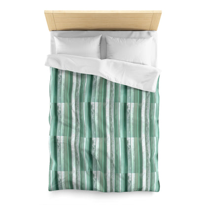 Seafoam Glass Microfiber Duvet Cover