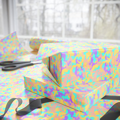 Dreamsicle Camo Wrapping Paper
