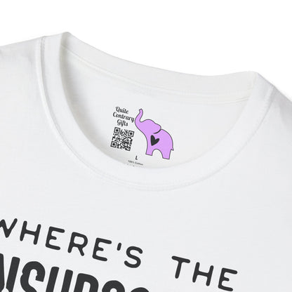 What's The Unsubscribe Button On Adulthood Adult T-shirt