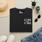 ""When the Power of Love Overcomes the Love of Power, the World Will Know Peace Adult T-shirt