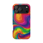 Tie Dye Color Swirl MagSafe® Compatible Tough Case for iPhone