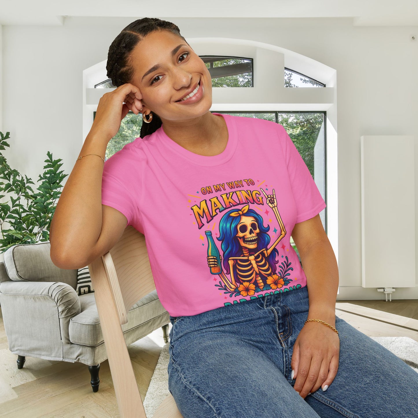 On My Way To Make Bad Decisions Adult T-shirt