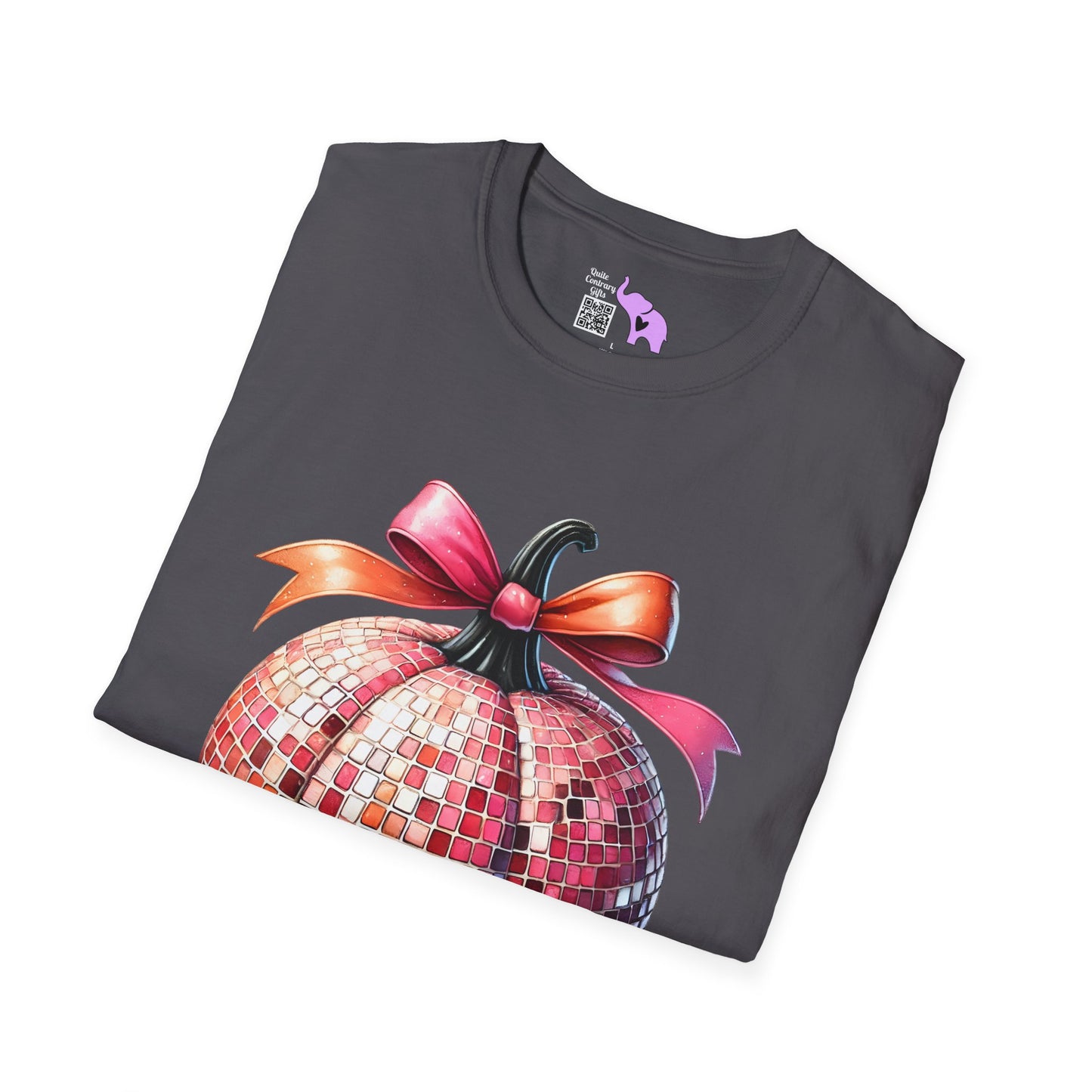 Disco Pumpkin Adult T-shirt
