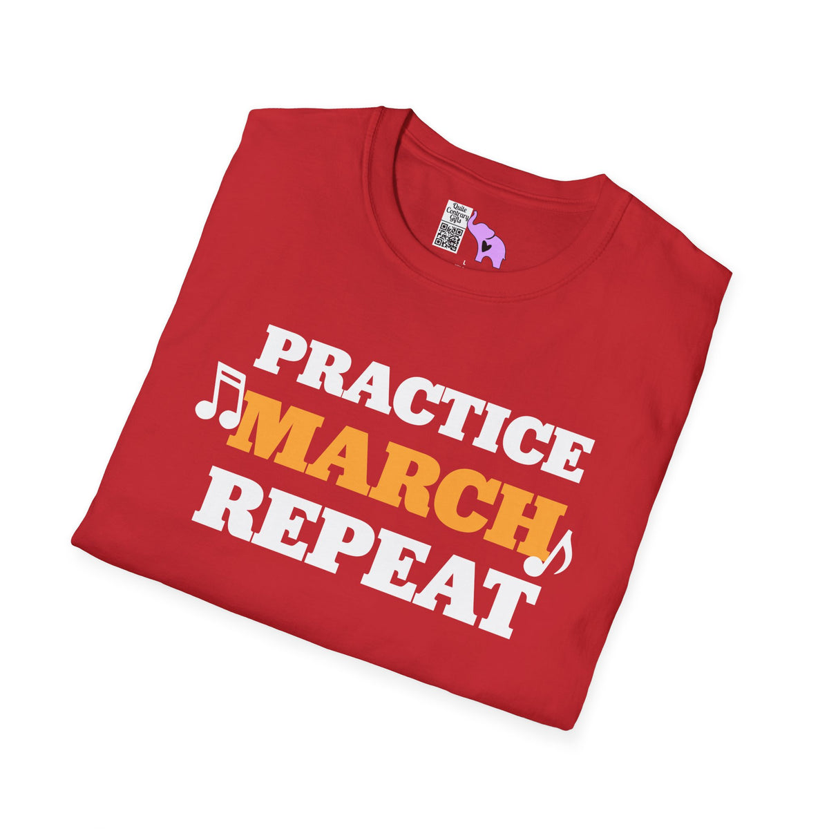 ""Practice March Repeat Adult T-shirt