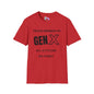 GenX All Attitude No Cares Adult T-shirt
