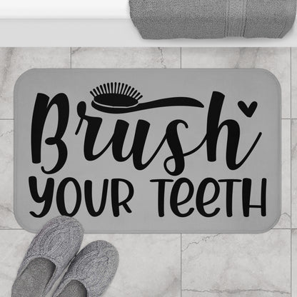 Brush Your Teeth Bath Mat