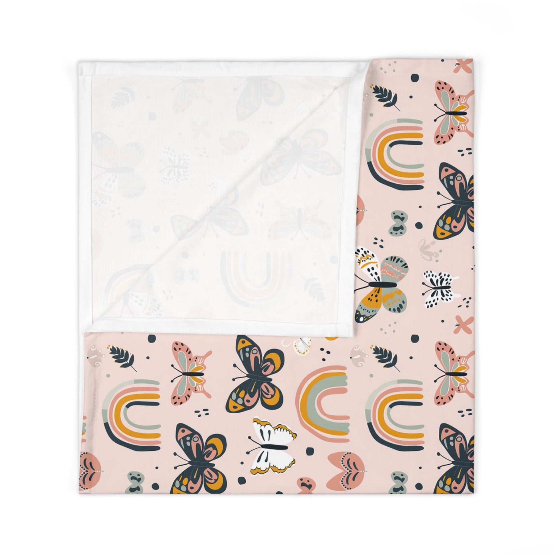 Rainbow Wings & Tiny Things Baby Swaddle Blanket