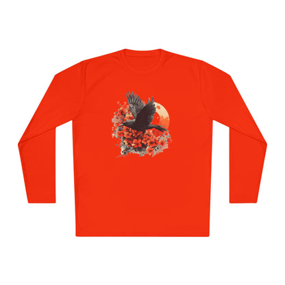 Halloween Crows Adult Long Sleeve Tee