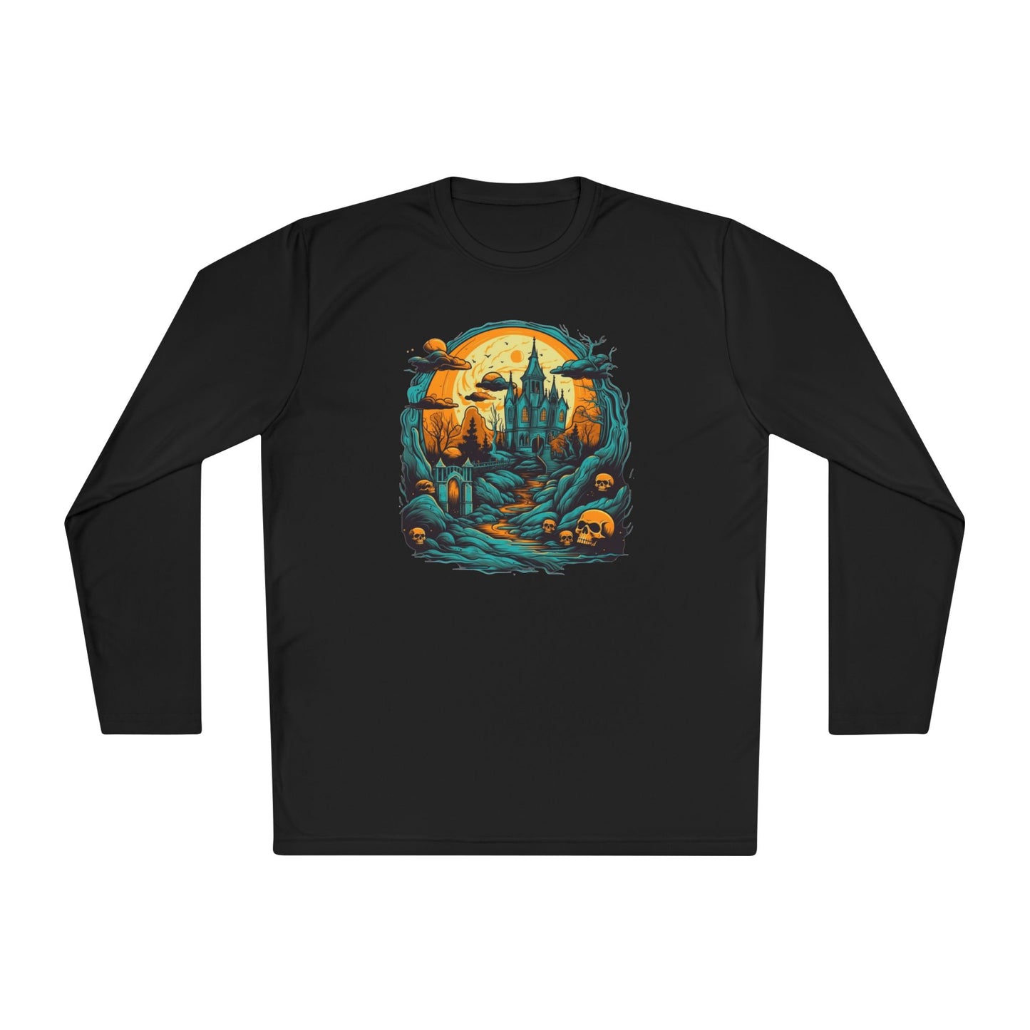 Creepy Cemetery 13 Adult Long Sleeve Tee