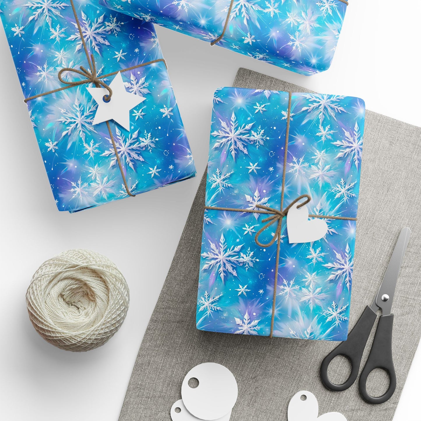 Frosted Elegance Wrapping Paper