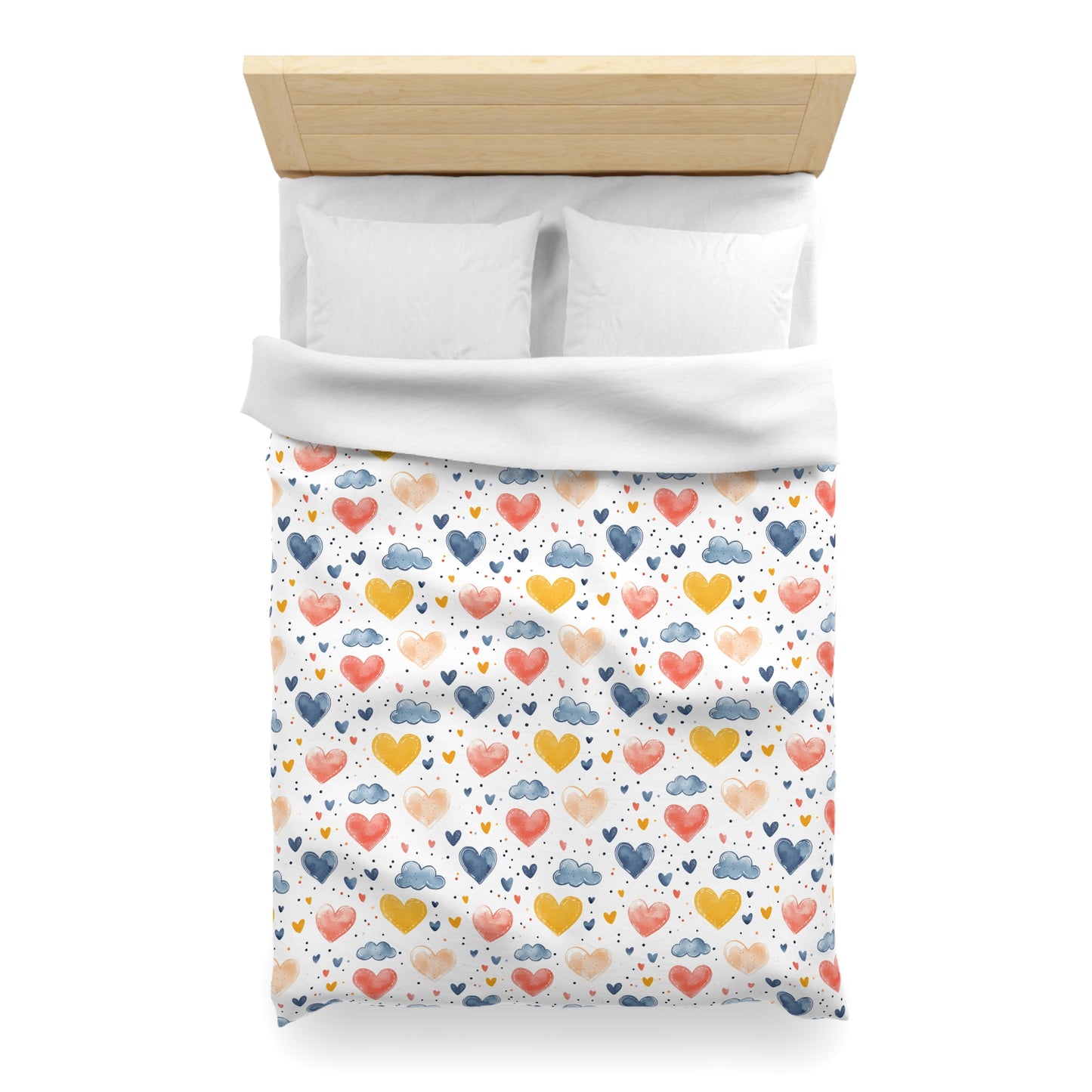 Love in the Air Microfiber Duvet Cover