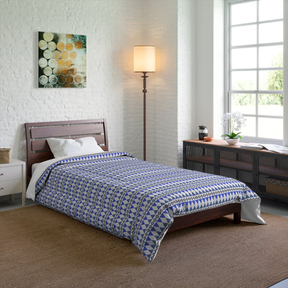 Sapphire Cairn Stripes Comforter