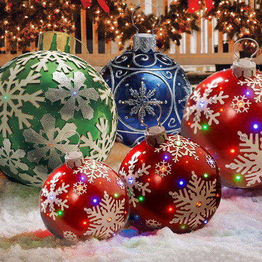 Various Christmas Ornament Inflatable Ball Outdoor PVC 24"(60cm)