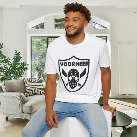 Jason Voorhees Hockey Shield Adult T-shirt